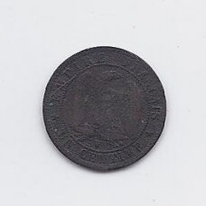 PRANCŪZIJA 1 CENTIME 1857 W KM # 775.7 F