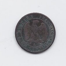 PRANCŪZIJA 1 CENTIME 1861 A KM # 795.1 VF