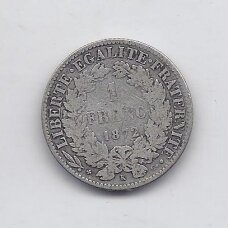 FRANCE 1 FRANC 1872 K KM # 822.2 VF