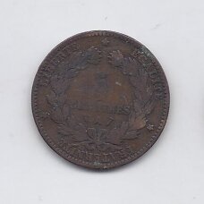 PRANCŪZIJA 5 CENTIMES 1884 A KM # 821.1 F/VF