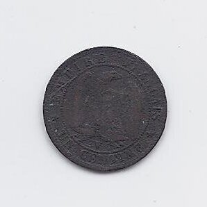 FRANCE 1 CENTIME 1857 W KM # 775.7 F