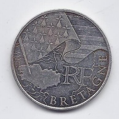 FRANCE 10 EURO 2010 KM # 1648 XF Bretagne