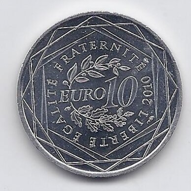 FRANCE 10 EURO 2010 KM # 1650 AU Centre 1