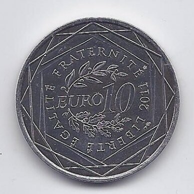 PRANCŪZIJA 10 EURO 2011 KM # 1728 XF Auvergne 1