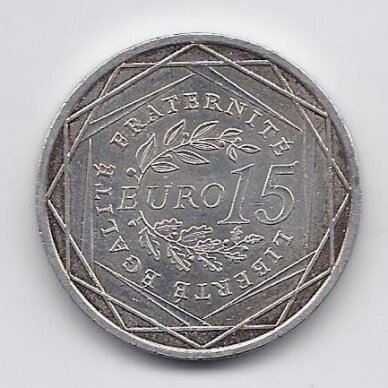 PRANCŪZIJA 15 EURO 2008 KM # 1535 XF 1