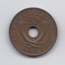 RYTŲ AFRIKA 10 CENTS 1951 KM # 34 VF