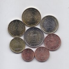 SAN MARINAS 2006 - 2013 euro monetų rinkinys