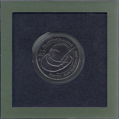 SAN MARINAS 10 EURO 2020 KM # 596 UNC Nacionalinė Alpių asociacija ( dėžutėje ) 1