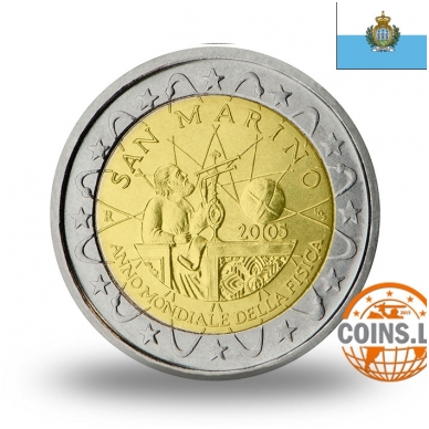 SAN MARINO 2 EURO 2005 GALILEO GALILEI