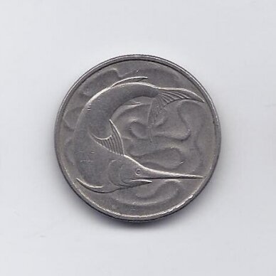 SINGAPŪRAS 20 CENTS 1976 KM # 4 VF 1