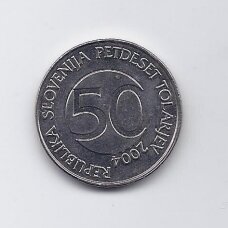 SLOVENIA 50 TOLARJEV 2004 KM # 52 VF/XF