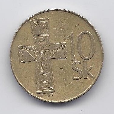 SLOVAKIA 10 KORUNA 1994 KM # 11 VF