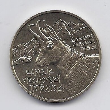 SLOVAKIA 5 EURO 2022 KM # 187 UNC The Tatra chamois 1