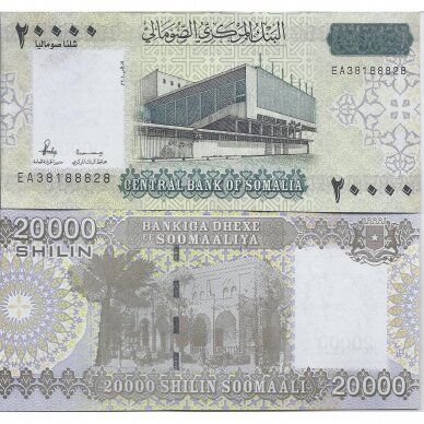 SOMALIS 20 000 SHILIN 2010 P # new UNC