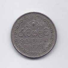 SRI LANKA 1 RUPEE 1994 KM # 136.2 VF