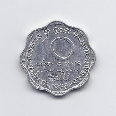 ŠRI LANKA 10 CENTS 1988 KM # 140a VF/XF