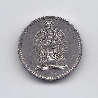 SRI LANKA 50 CENTS 1982 KM # 135.2 VF 1