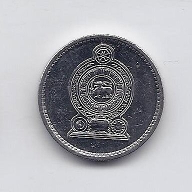 SRI LANKA 50 CENTS 2001 KM # 135.2a XF 1