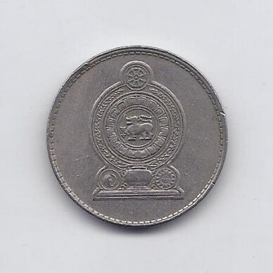 SRI LANKA 1 RUPEE 1982 KM # 136.2 VF 1