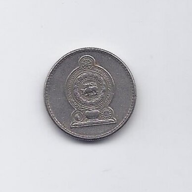 SRI LANKA 25 CENTS 1989 KM # 141.2 VF/XF 1