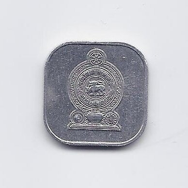 SRI LANKA 5 CENTS 1991 KM # 139a XF 1