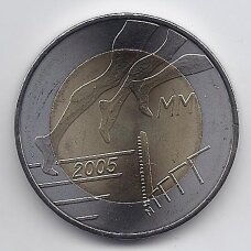 FINLAND 5 EURO 2005 KM # 118 AU Athletics