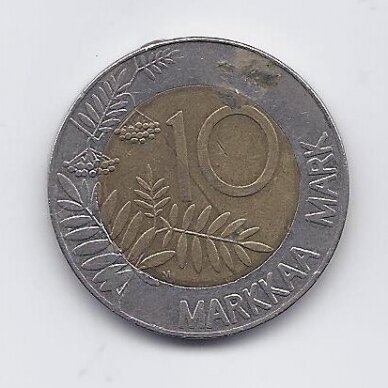 FINLAND 10 MARKKAA 1993 KM # 77 VF