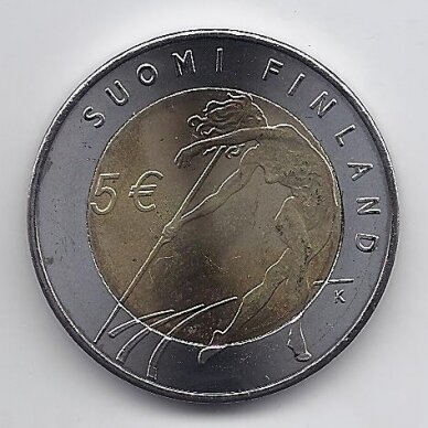 SUOMIJA 5 EURO 2005 KM # 118 AU Atletikos čepmionatas 1