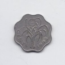 SVAZILANDAS 10 CENTS 1996 KM # 49 VF