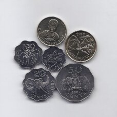 SVAZILANDAS 2005 - 2010 m. 6 monetų rinkinys