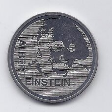 ŠVEICARIJA 5 FRANCS 1979 KM # 57 AU Albertas Einšteinas