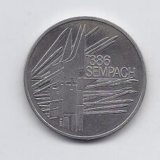 ŠVEICARIJA 5 FRANCS 1986 KM# 65 XF/AU Sempacho mūšis