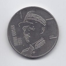 ŠVEICARIJA 5 FRANCS 1989 KM # 68 XF/AU Henri Guisan