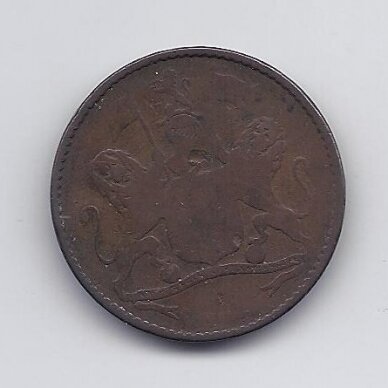 ST. HELENA 1/2 PENNY 1821 KM # A4 F 1