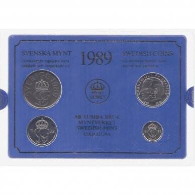 SWEDEN 1989 Official bank set