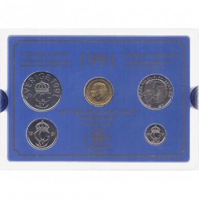 SWEDEN 1991 Official bank set 1