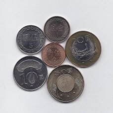 TAIWAN 6 coins set