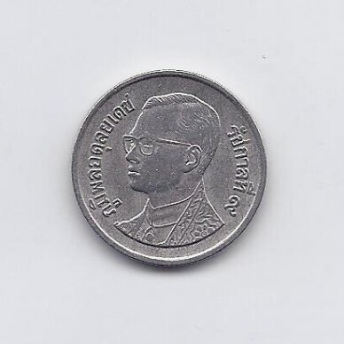 TAILANDAS 1 BAHT 1993 Y # 183 VF/XF 1