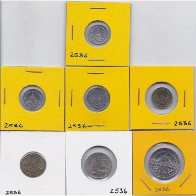 THAILAND 1993 7 coins set