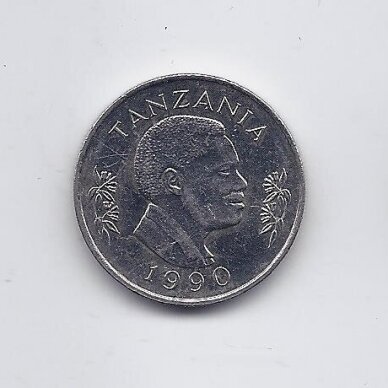 TANZANIA 1 SHILINGI 1990 KM # 22 XF 1