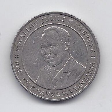 TANZANIA 10 SHILINGI 1987 KM # 20 VF 1