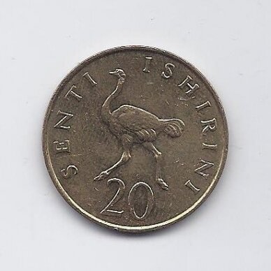 TANZANIA 20 SENTI 1981 KM # 2 XF