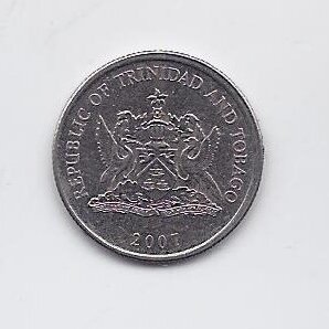 TRINIDAD AND TOBAGO 10 CENTS 2007 KM # 31 VF/XF 1