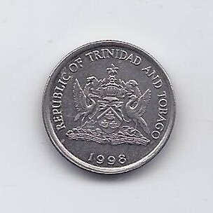 TRINIDAD AND TOBAGO 10 CENTS 1998 KM # 31 VF/XF 1