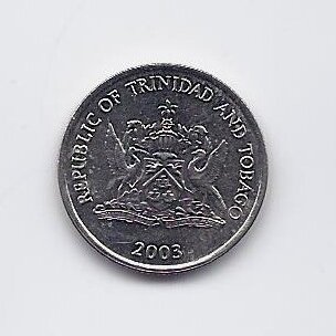 TRINIDAD AND TOBAGO 10 CENTS 2003 KM # 31 VF/XF 1