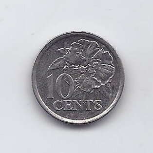 TRINIDAD AND TOBAGO 10 CENTS 1998 KM # 31 VF/XF