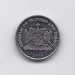 TRINIDAD AND TOBAGO 10 CENTS 2014 KM # 31 XF 1