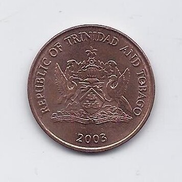 TRINIDAD AND TOBAGO 5 CENTS 2003 KM # 30 XF 1