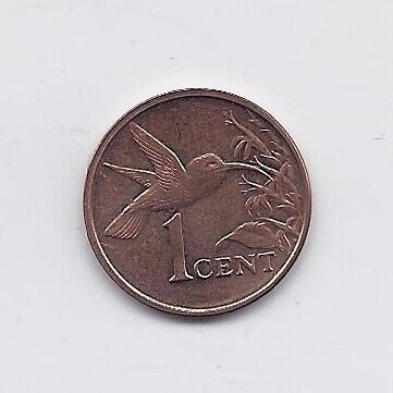 TRINIDAD AND TOBAGO 1 CENT 2014 KM # 29 XF