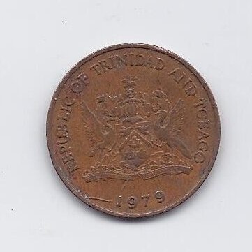 TRINIDAD AND TOBAGO 5 CENTS 1979 KM # 30 VF 1